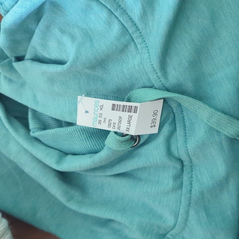 Maurices Solid Mock Neck Tunic Hoodie- XXL - Picture 4 of 7